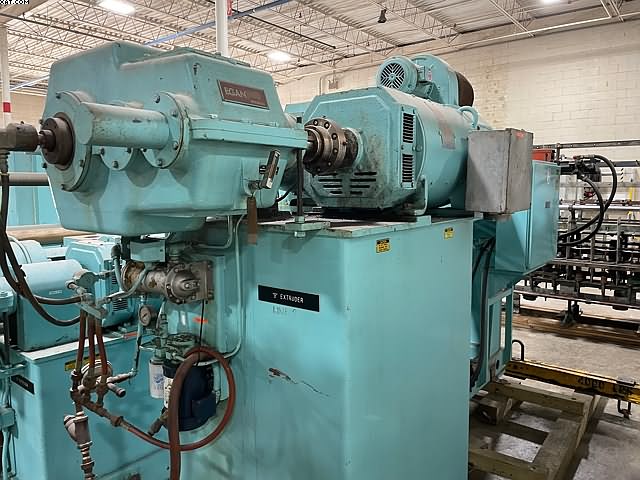 EGAN Extruder, 3.5" x 32:1 LD, 125 hp, DC, 1991 yr,